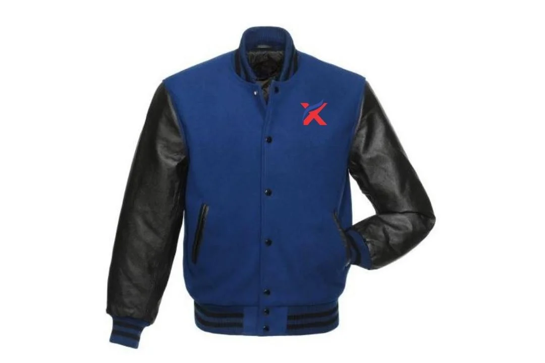 Customize Natural Leather Sleeves Varsity Jacket UAE Dubai Sharjah |  Kanzeh.net