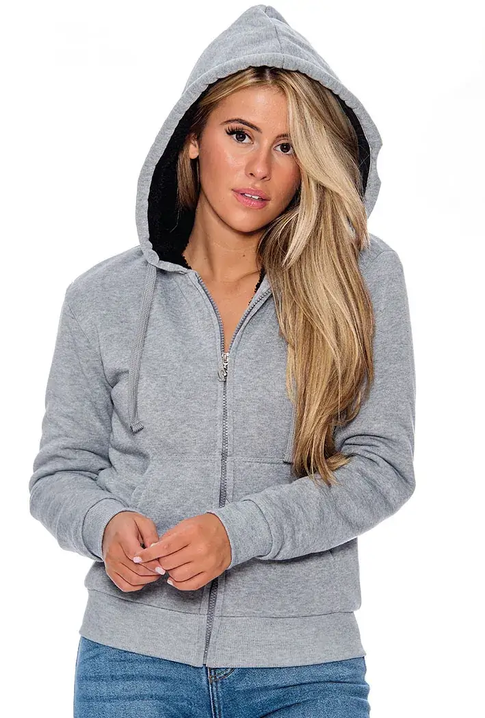 wholesale zip-up hoodies