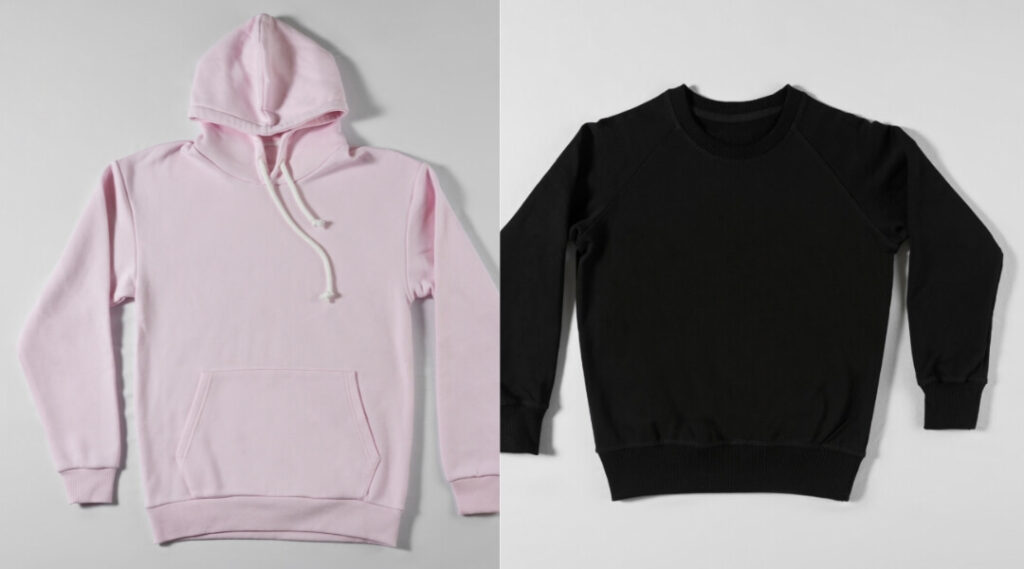 Hoodie vs Sweatshirt
